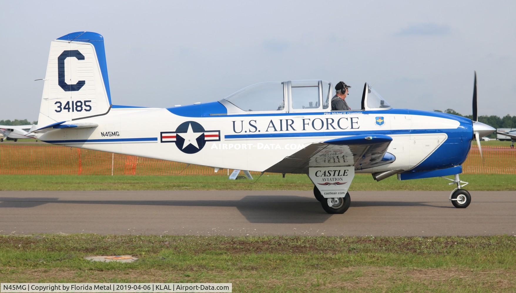 N45MG, Beech T-34A (A45) Mentor C/N G-285, Sun N Fun 2019