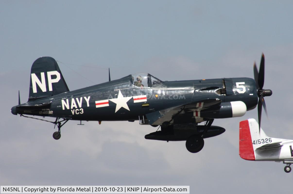 N45NL, 1951 Vought F4U-5NL Corsair C/N 124692, NAS JAX 2010
