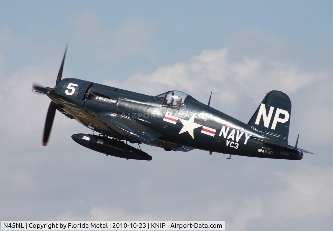N45NL, 1951 Vought F4U-5NL Corsair C/N 124692, NAS JAX 2010