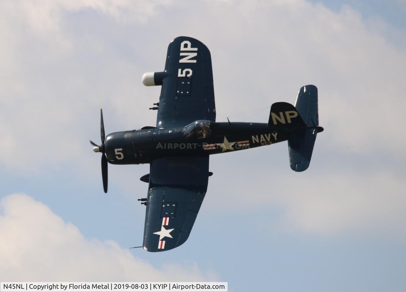 N45NL, 1951 Vought F4U-5NL Corsair C/N 124692, Thunder Over Michigan 2019