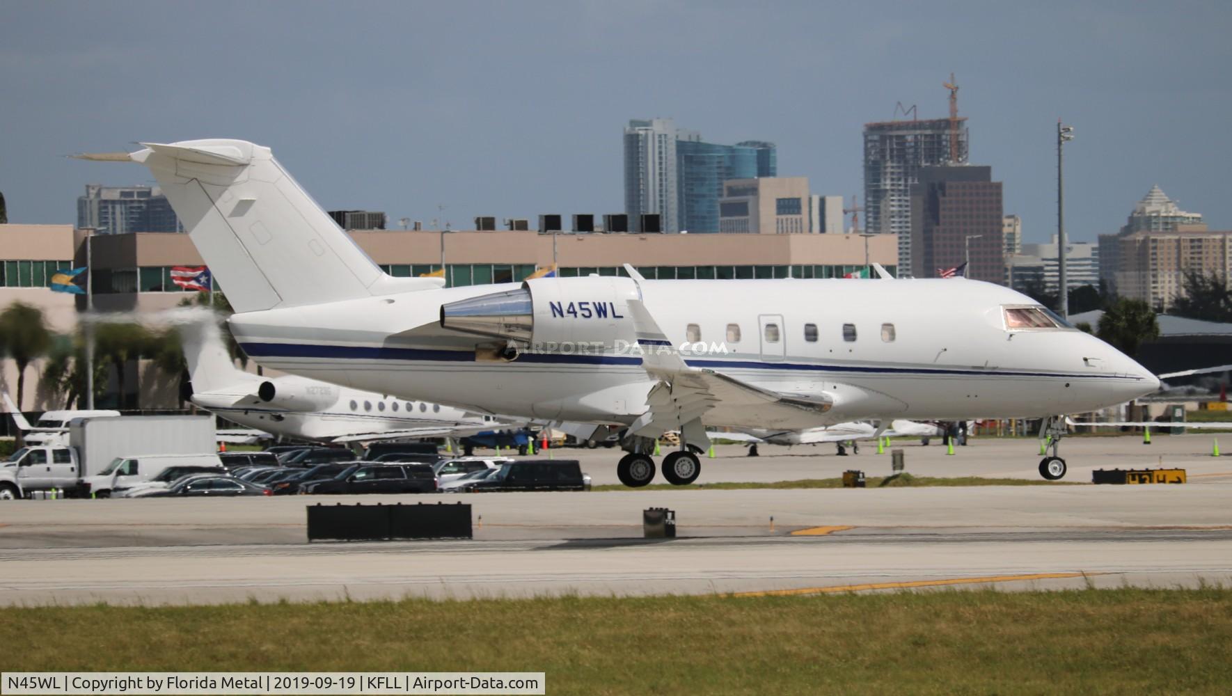 N45WL, 1983 Canadair Challenger 601 (CL-600-2A12) C/N 3004, FLL 2019
