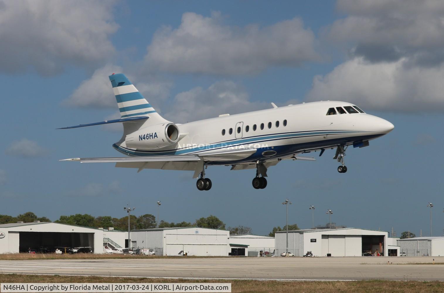 N46HA, 1999 Dassault Falcon 2000 C/N 91, ORL 2017