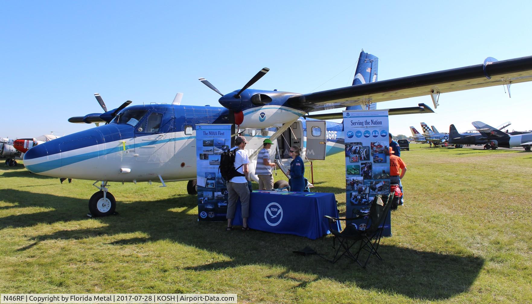N46RF, 1985 De Havilland Canada DHC-6-300 Twin Otter C/N 824, Air Venture 2017