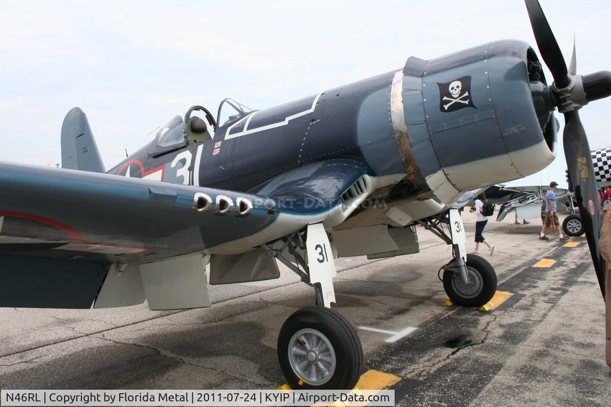N46RL, 1945 Goodyear FG-1D Corsair C/N Not found (92508/N46RL), Thunder Over Michigan 2011