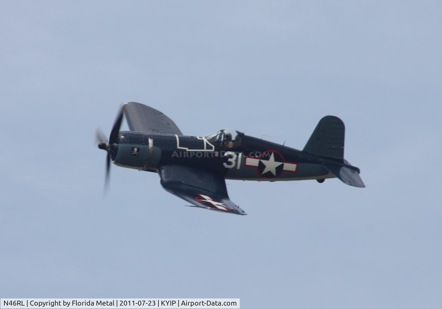 N46RL, 1945 Goodyear FG-1D Corsair C/N Not found (92508/N46RL), Thunder Over Michigan 2011