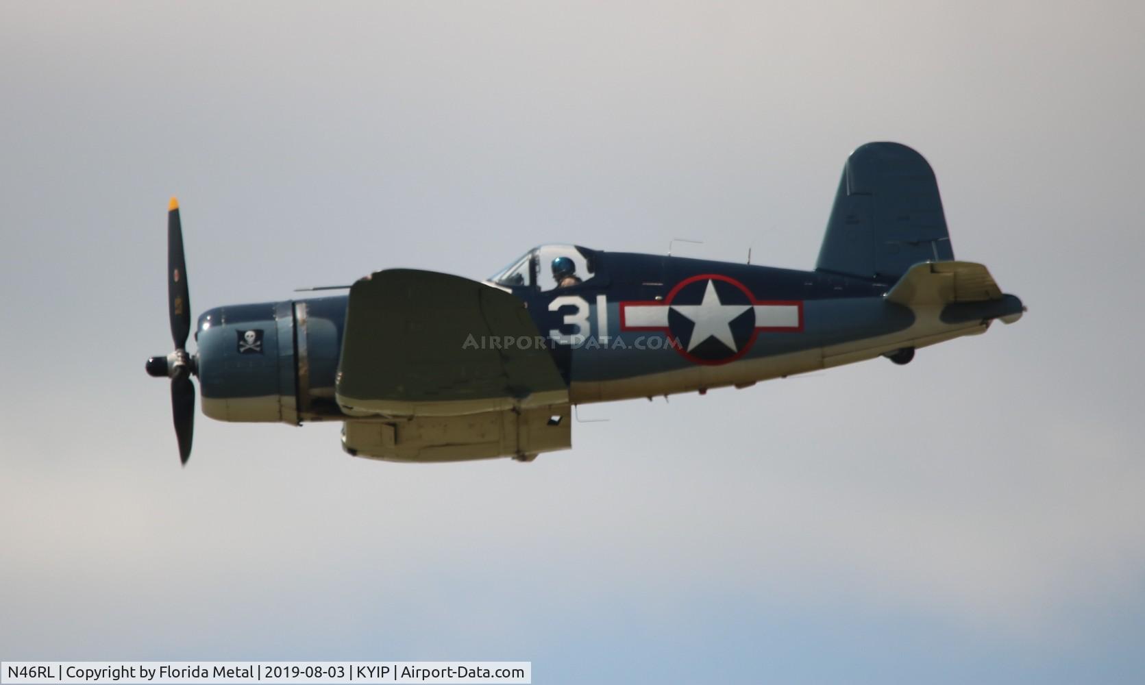 N46RL, 1945 Goodyear FG-1D Corsair C/N Not found (92508/N46RL), Thunder Over Michigan 2019