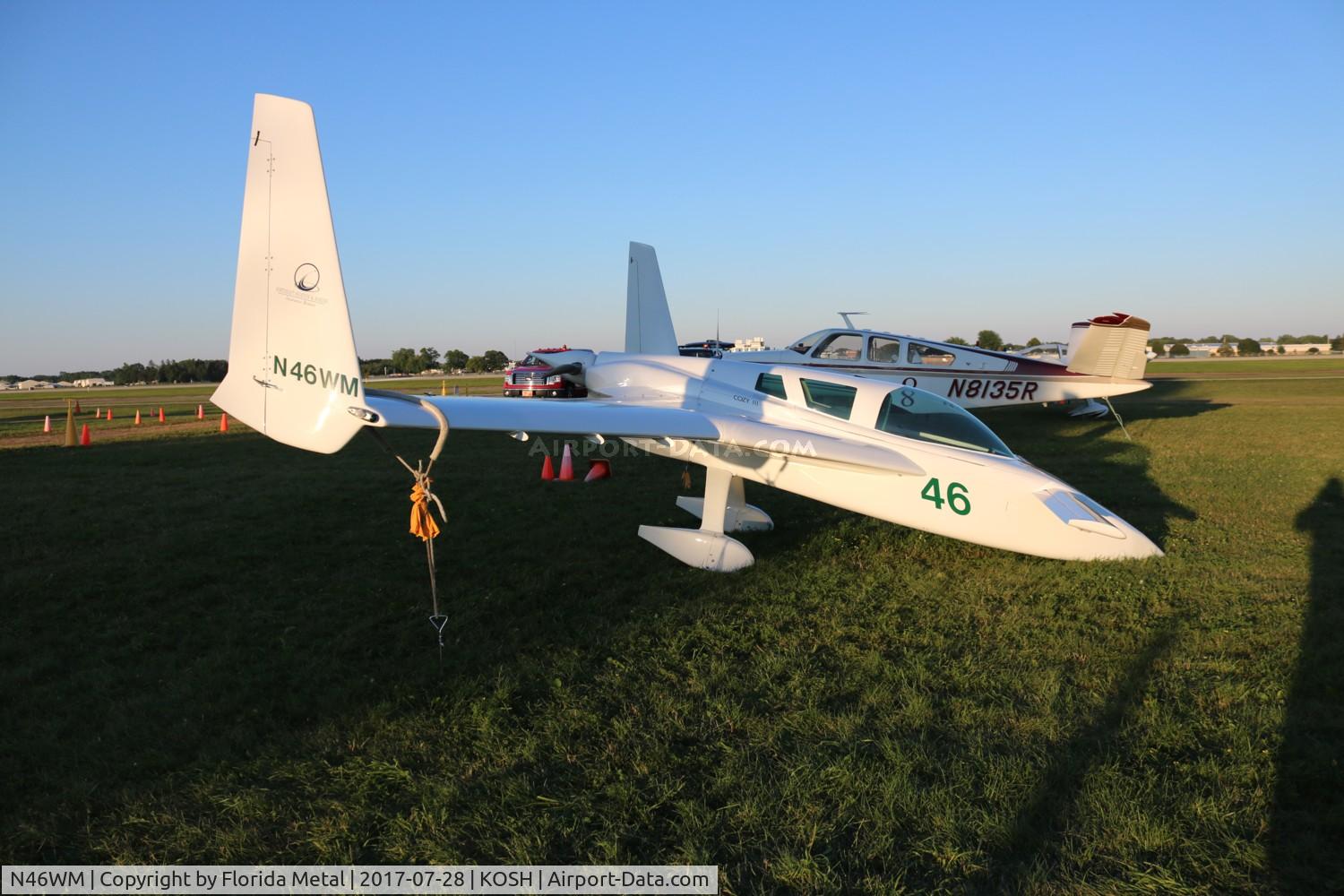 N46WM, 1997 Co-Z Cozy Mark III C/N 31, Air Venture 2017
