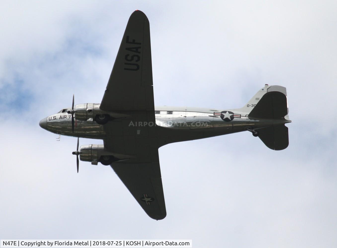 N47E, 1943 Douglas DC-3C (C-47A-60-DL) C/N 13816, OSH 2018