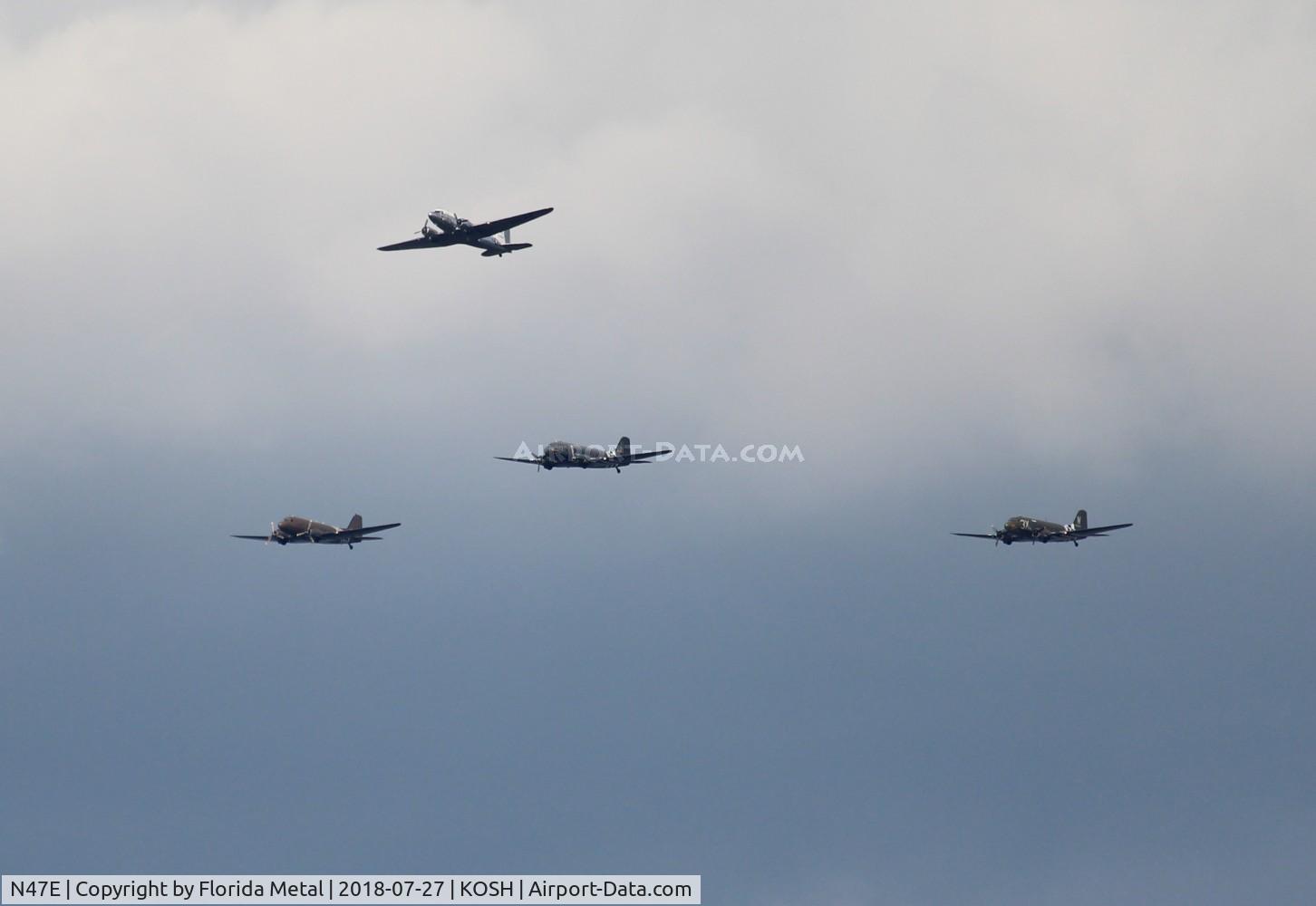 N47E, 1943 Douglas DC-3C (C-47A-60-DL) C/N 13816, OSH 2018