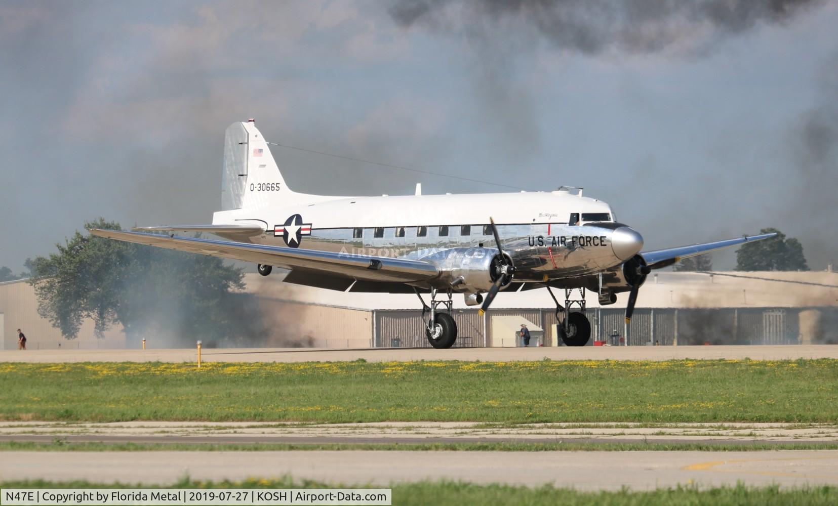 N47E, 1943 Douglas DC-3C (C-47A-60-DL) C/N 13816, OSH 2019