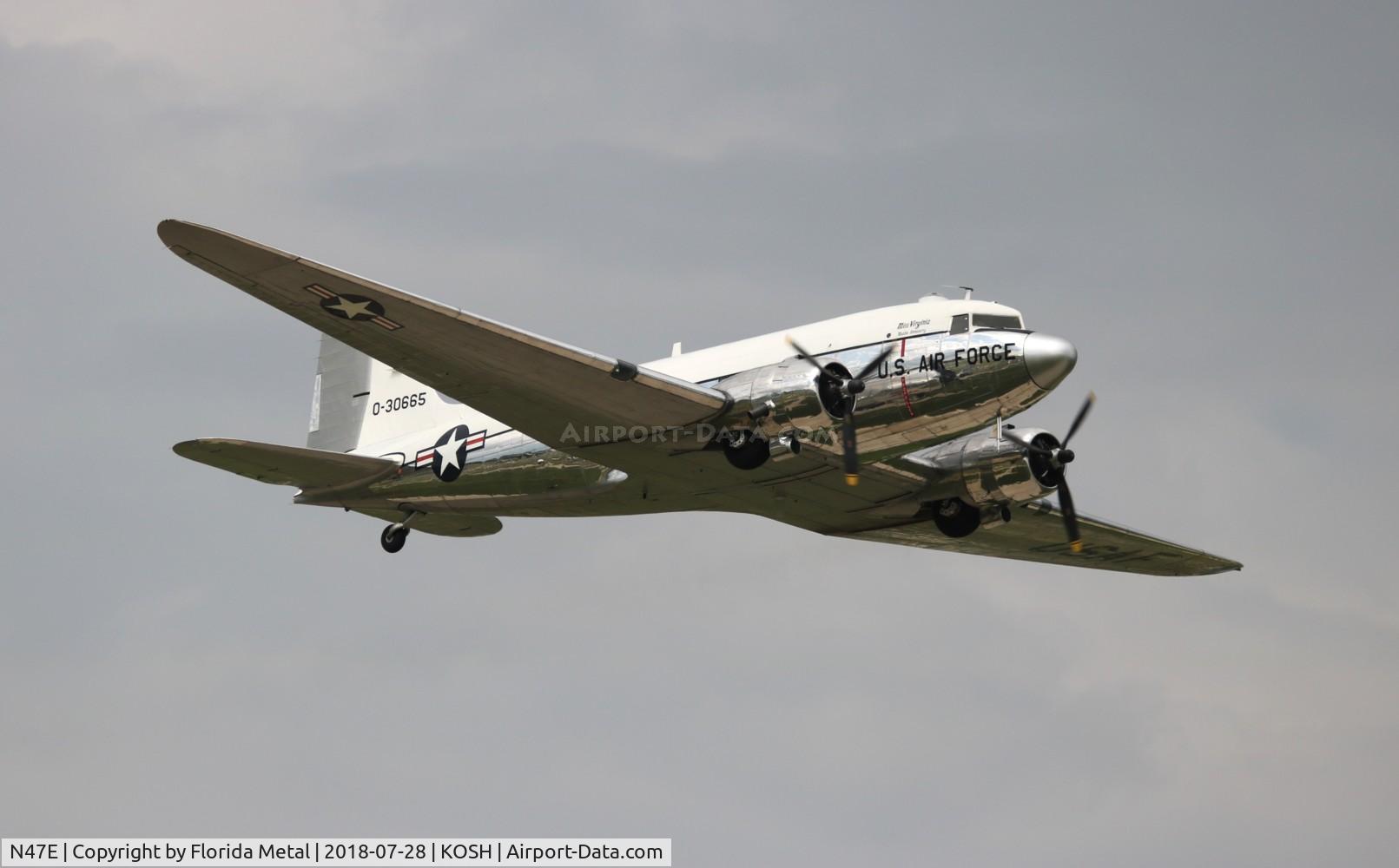 N47E, 1943 Douglas DC-3C (C-47A-60-DL) C/N 13816, OSH 2018