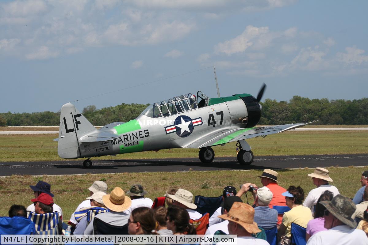N47LF, North American SNJ-6 Texan C/N 121-43186, TICO 2008