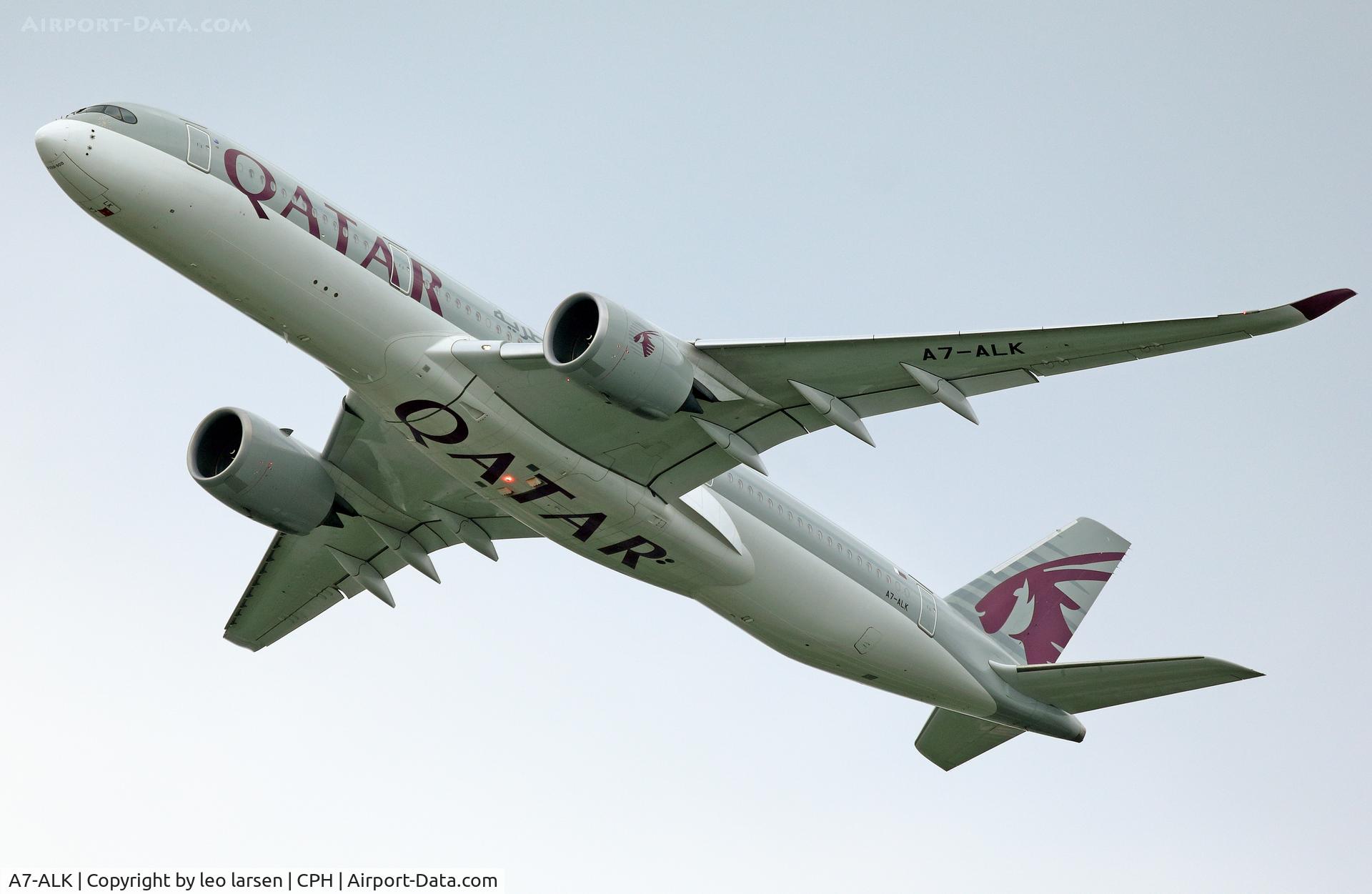 A7-ALK, 2016 Airbus A350-941 C/N 033, Copenhagen 8.5.2020