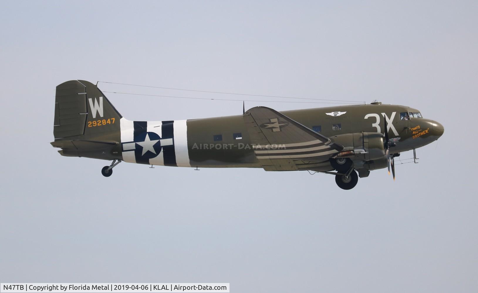 N47TB, 1944 Douglas DC3C (C-47A) C/N 12693, Sun N fun 2019