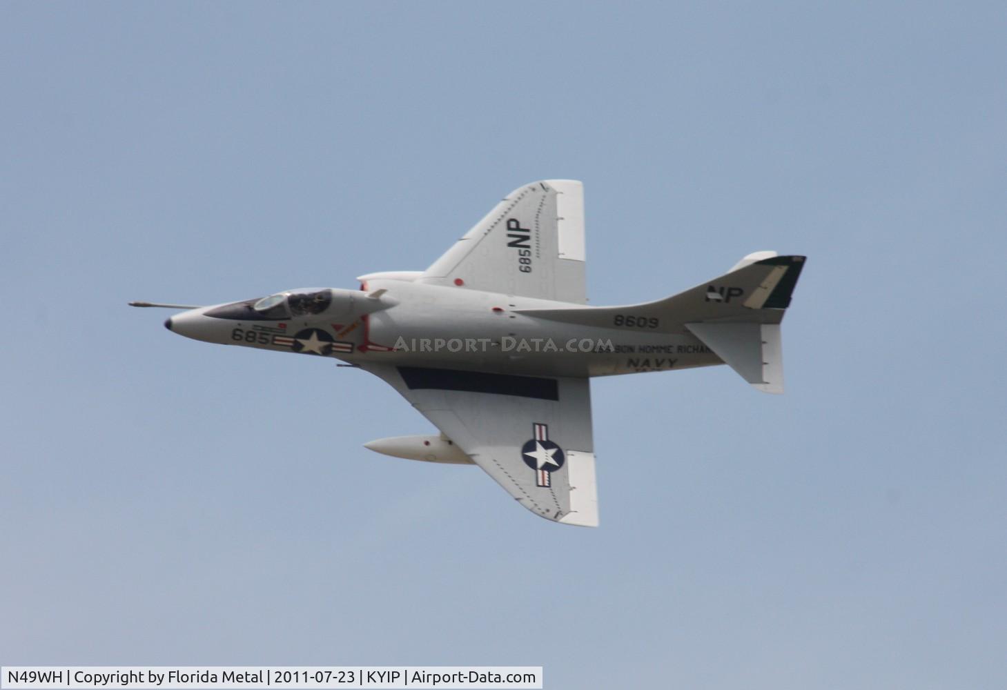 N49WH, 1959 Douglas A-4B Skyhawk C/N 11366, Thunder Over Michigan 2011