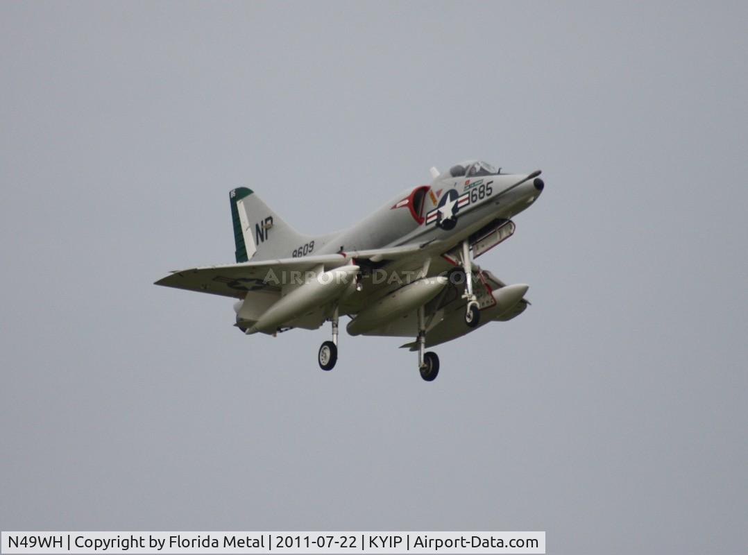 N49WH, 1959 Douglas A-4B Skyhawk C/N 11366, Thunder Over Michigan 2011