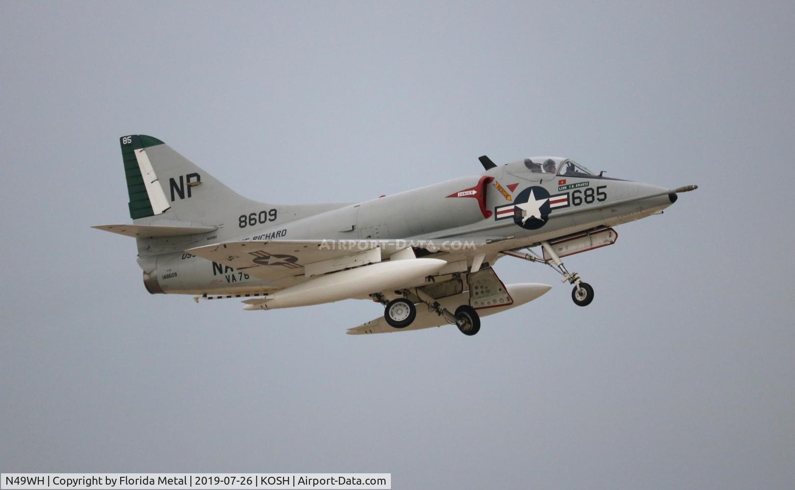 N49WH, 1959 Douglas A-4B Skyhawk C/N 11366, OSH 2019