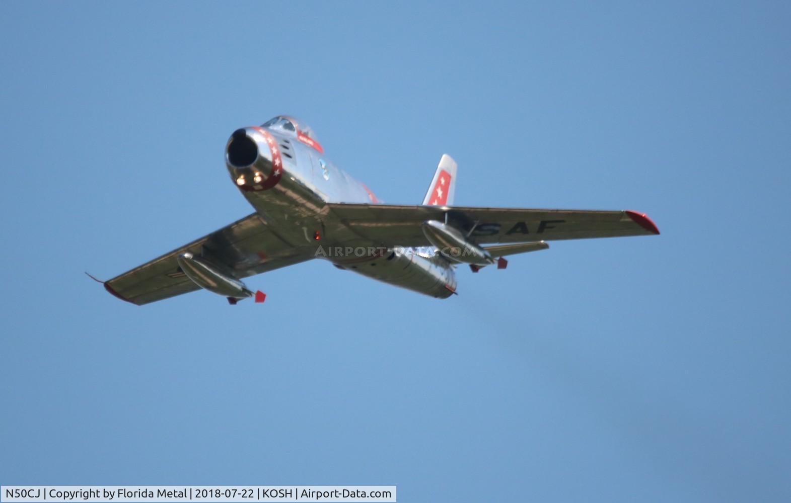 N50CJ, Canadair CL-13B Sabre 6 C/N 1490, Air Venture 2018