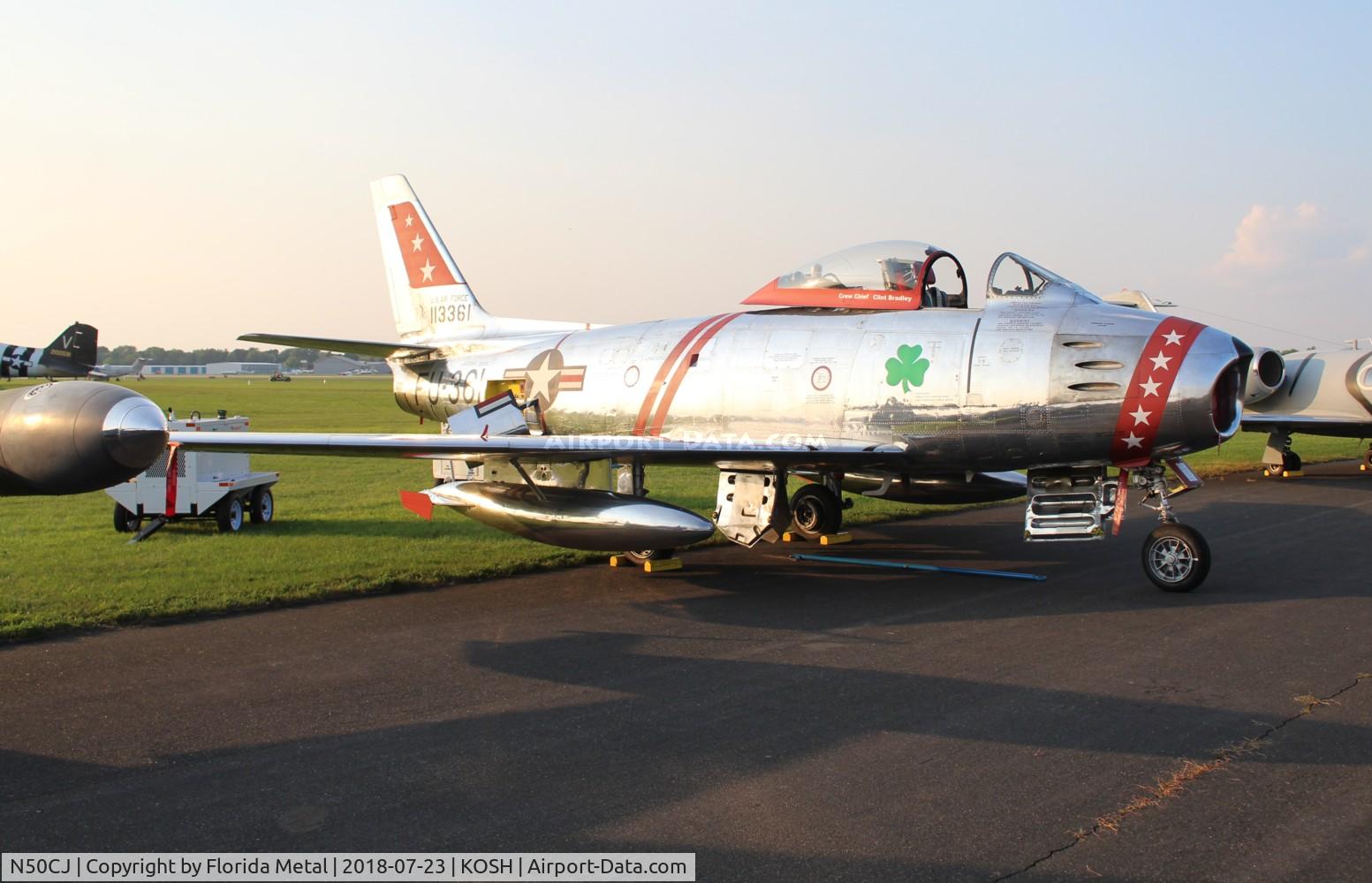 N50CJ, Canadair CL-13B Sabre 6 C/N 1490, OSH 2018