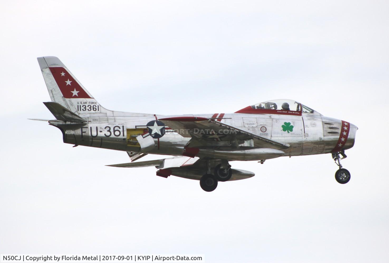 N50CJ, Canadair CL-13B Sabre 6 C/N 1490, Thunder Over Michigan 2017