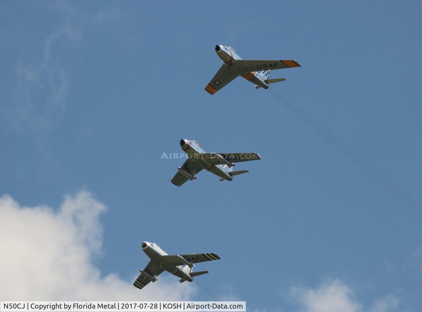 N50CJ, Canadair CL-13B Sabre 6 C/N 1490, OSH 2017