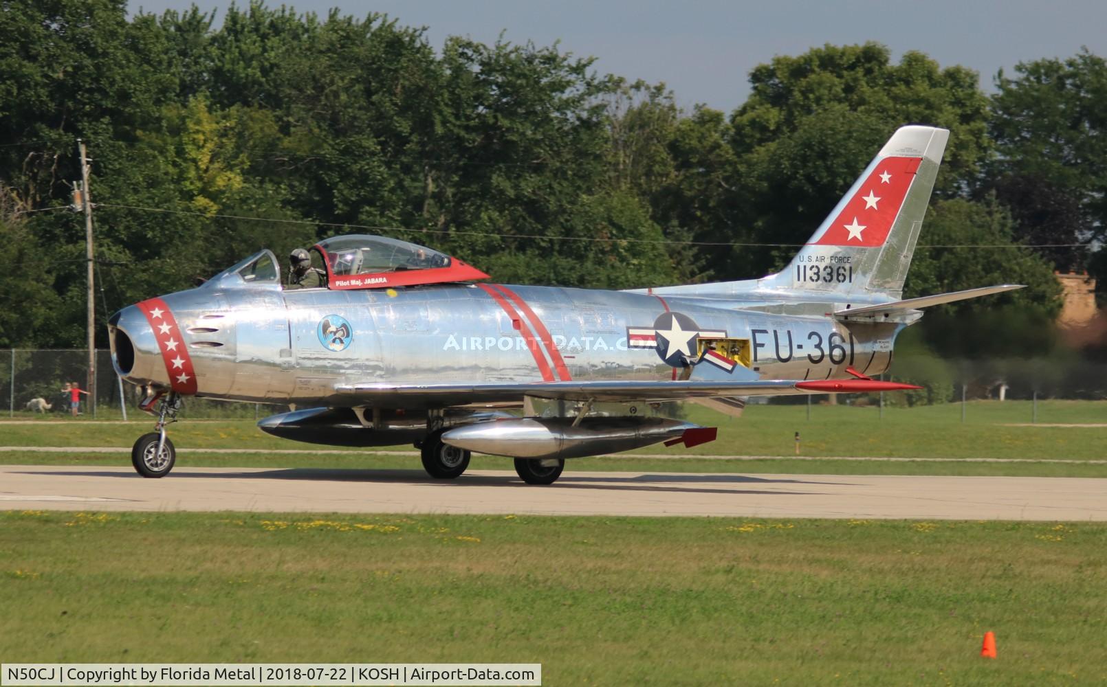 N50CJ, Canadair CL-13B Sabre 6 C/N 1490, OSH 2018