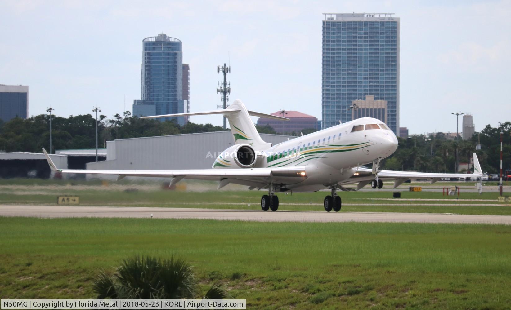 N50MG, 2014 Bombardier BD-700 1A11 Global 5000 C/N 9605, ORL 2018