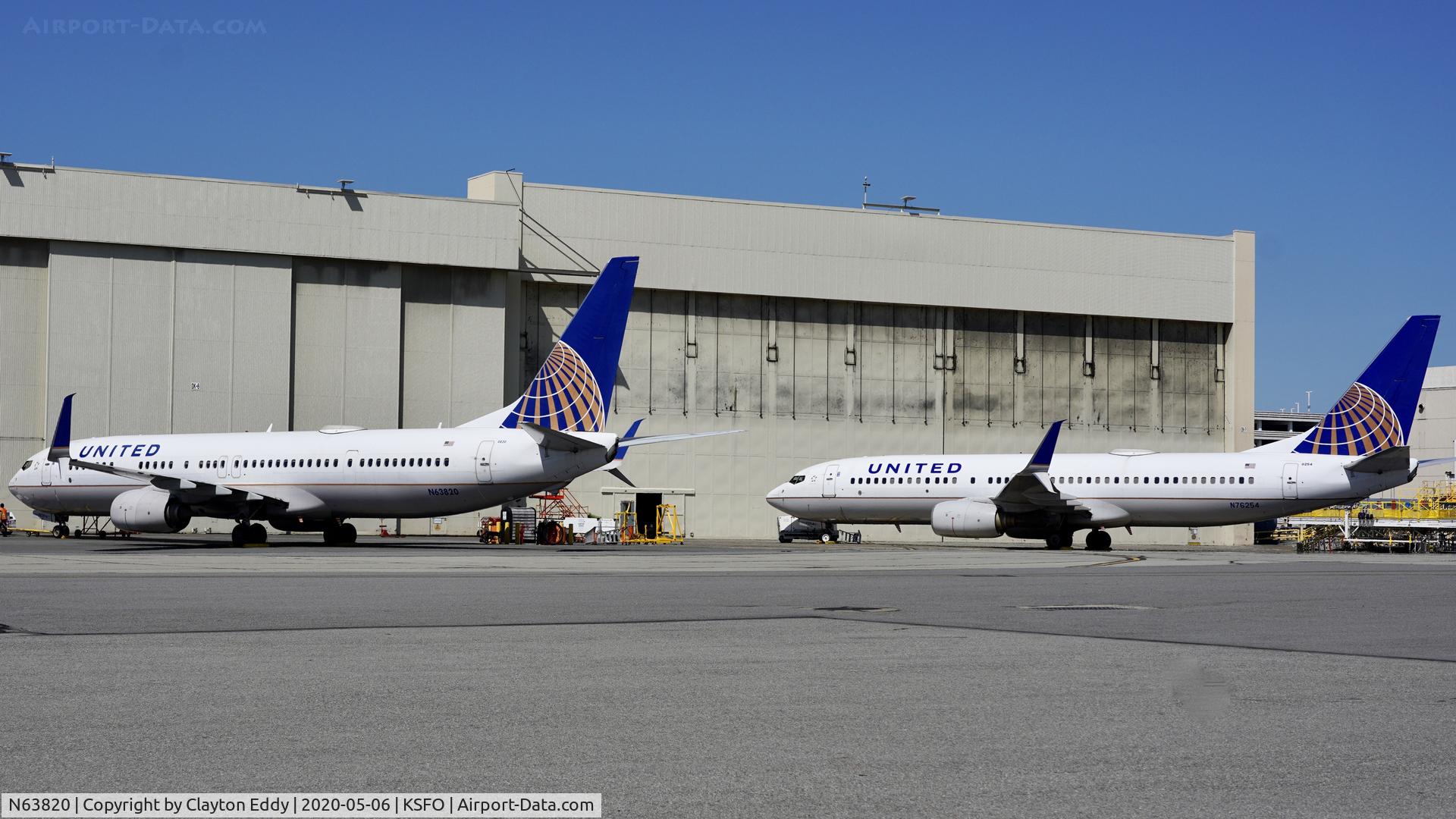 N63820, 2014 Boeing 737-924/ER C/N 43534, SFO 2020.