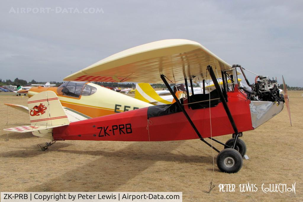 ZK-PRB, Pietenpol Air Camper M/L C/N AACA/755, E F & P R Belworthy, Rangiora