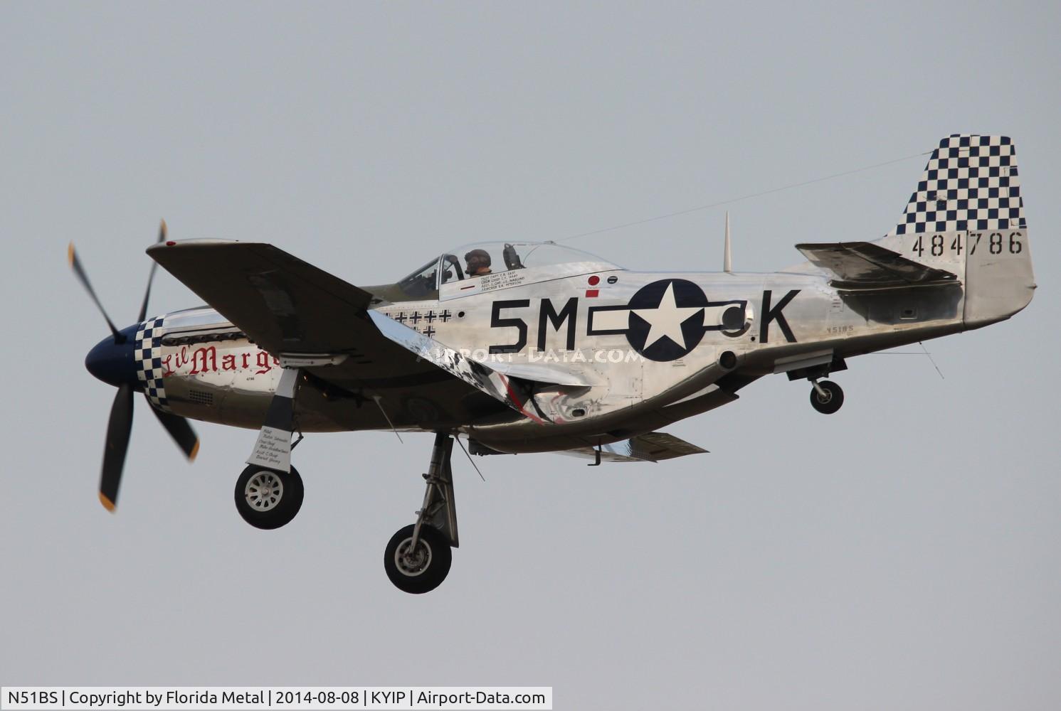 N51BS, 1958 North American P-51D Mustang C/N 44-73822, Thunder Over Michigan 2014