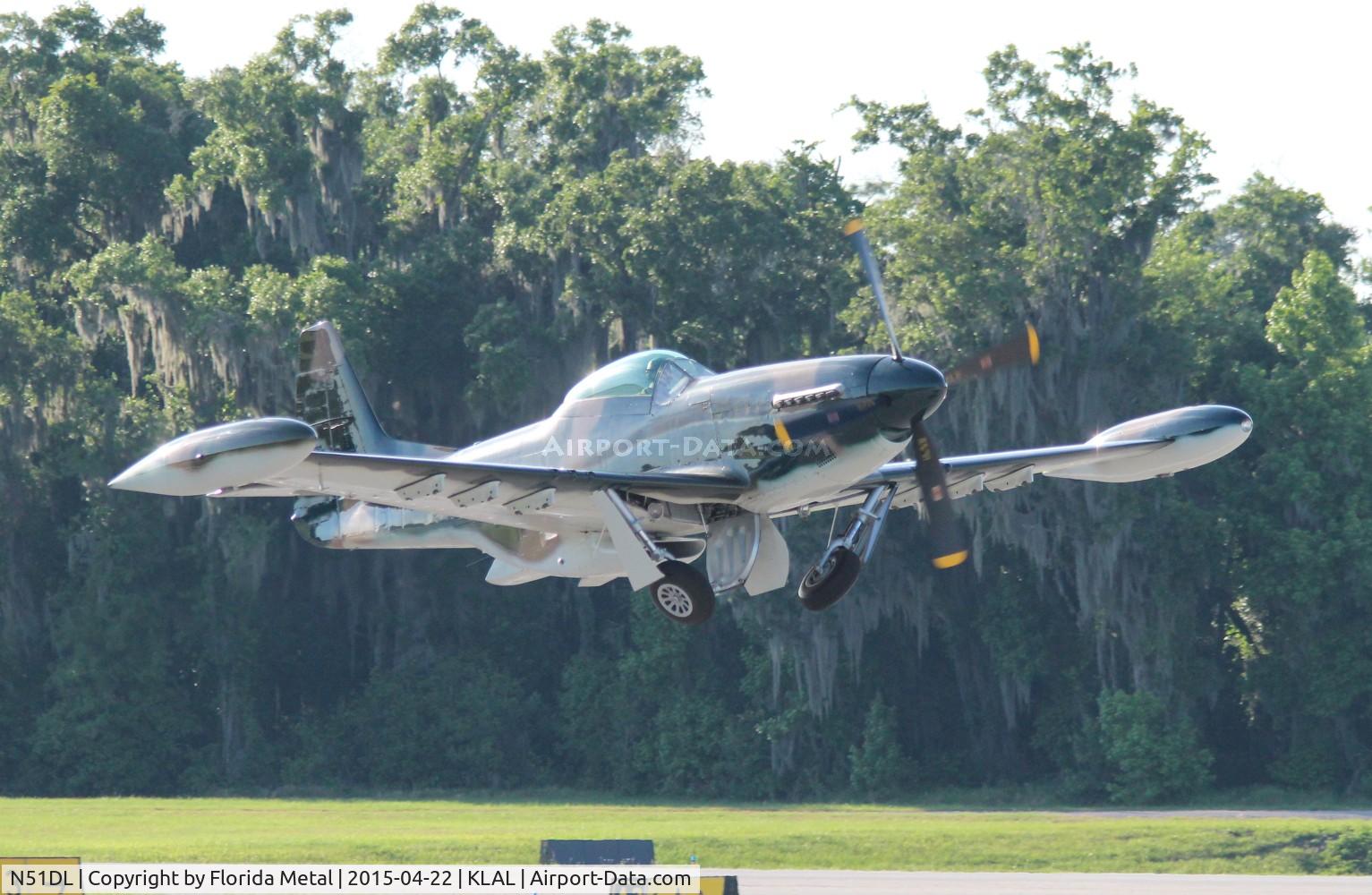 N51DL, 1944 North American P-51D Mustang C/N 26890, Sun N Fun 2015
