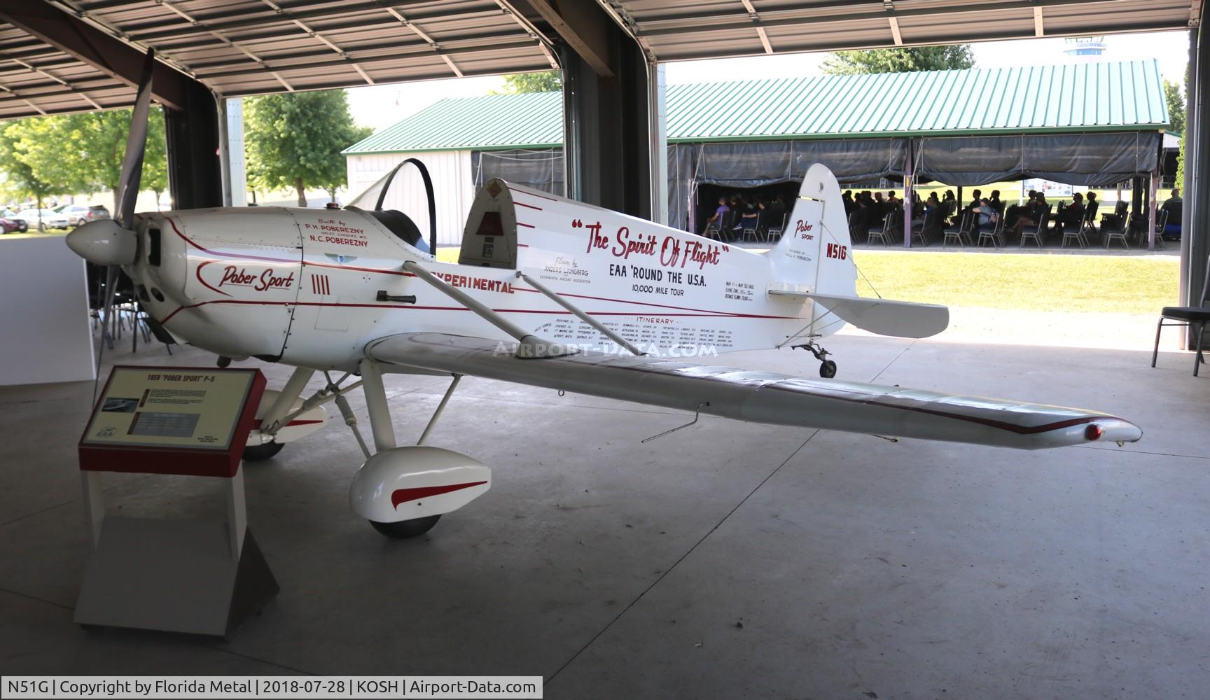N51G, 1959 Pober Sport P-5 C/N 105, OSH 2018