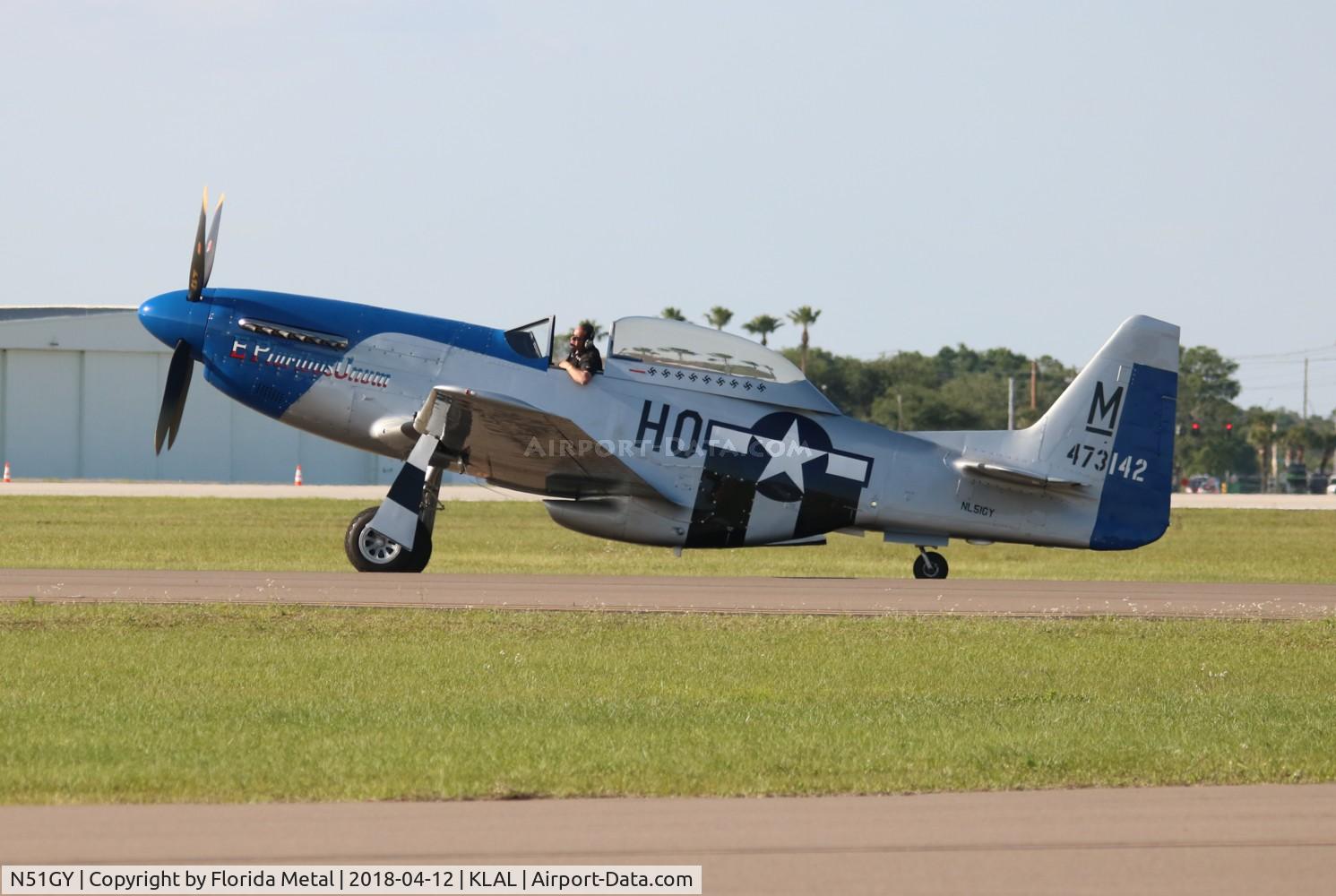 N51GY, 1946 North American F-51 C/N 44-73142, Sun N Fun 2018
