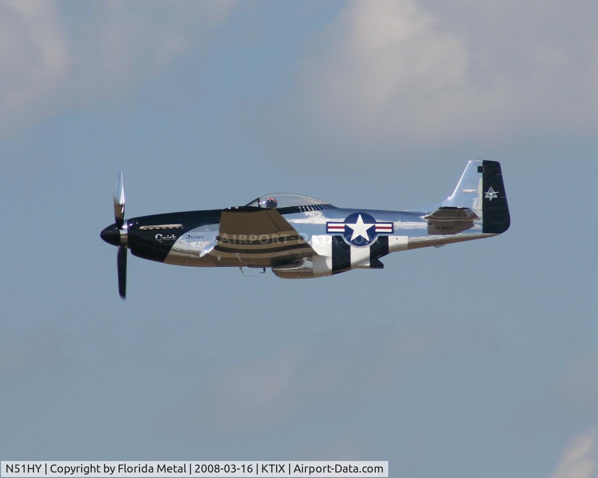 N51HY, 1944 North American P-51D Mustang C/N 124-48192, TICO 2008