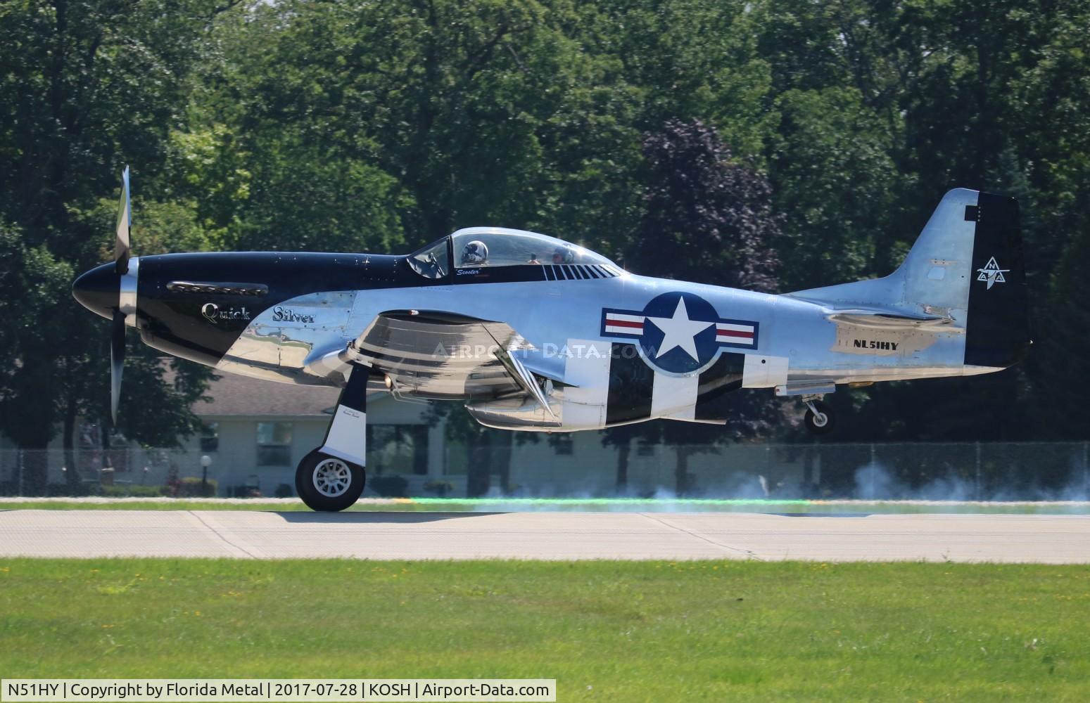 N51HY, 1944 North American P-51D Mustang C/N 124-48192, Air Venture 2017