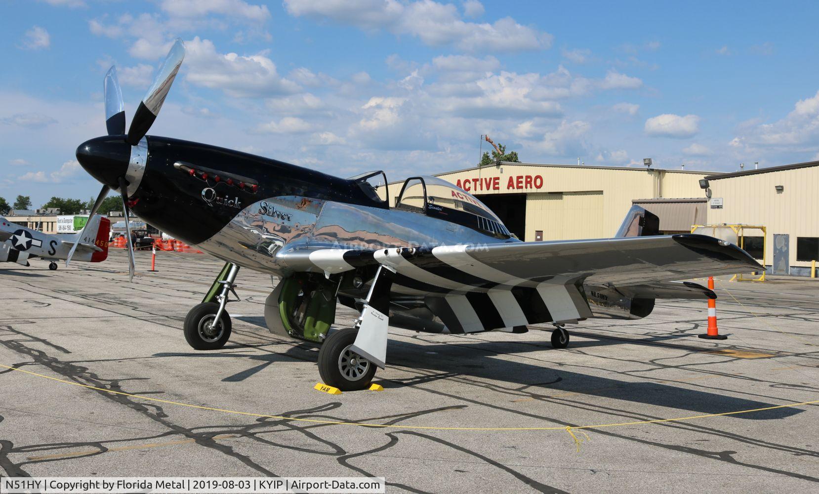 N51HY, 1944 North American P-51D Mustang C/N 124-48192, Thunder Over Michigan 2019