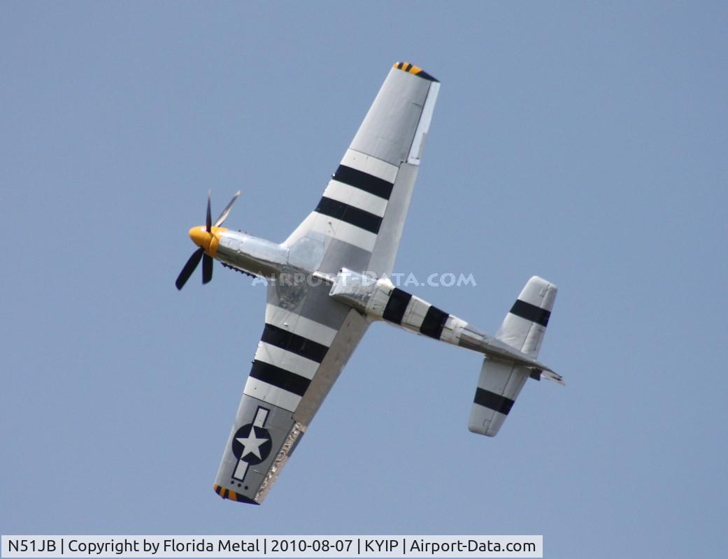 N51JB, 1944 North American P-51D Mustang C/N 122-39488, Thunder Over Michigan 2010
