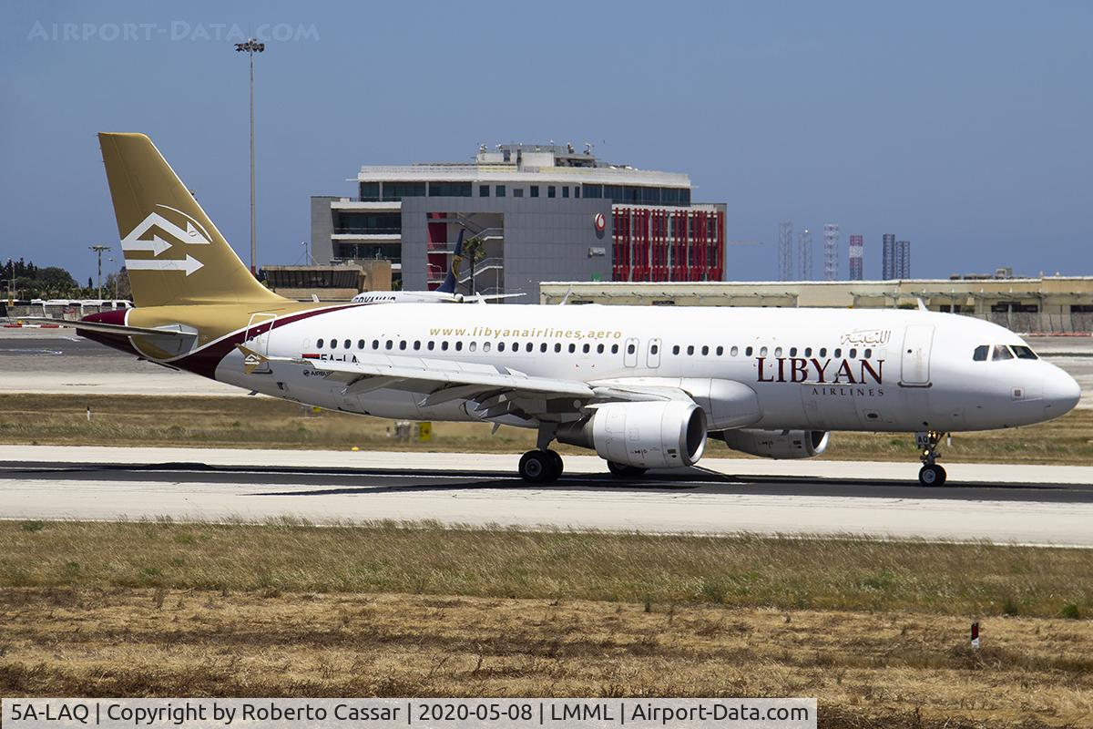 5A-LAQ, 2013 Airbus A320-214 C/N 5494, Runway 13