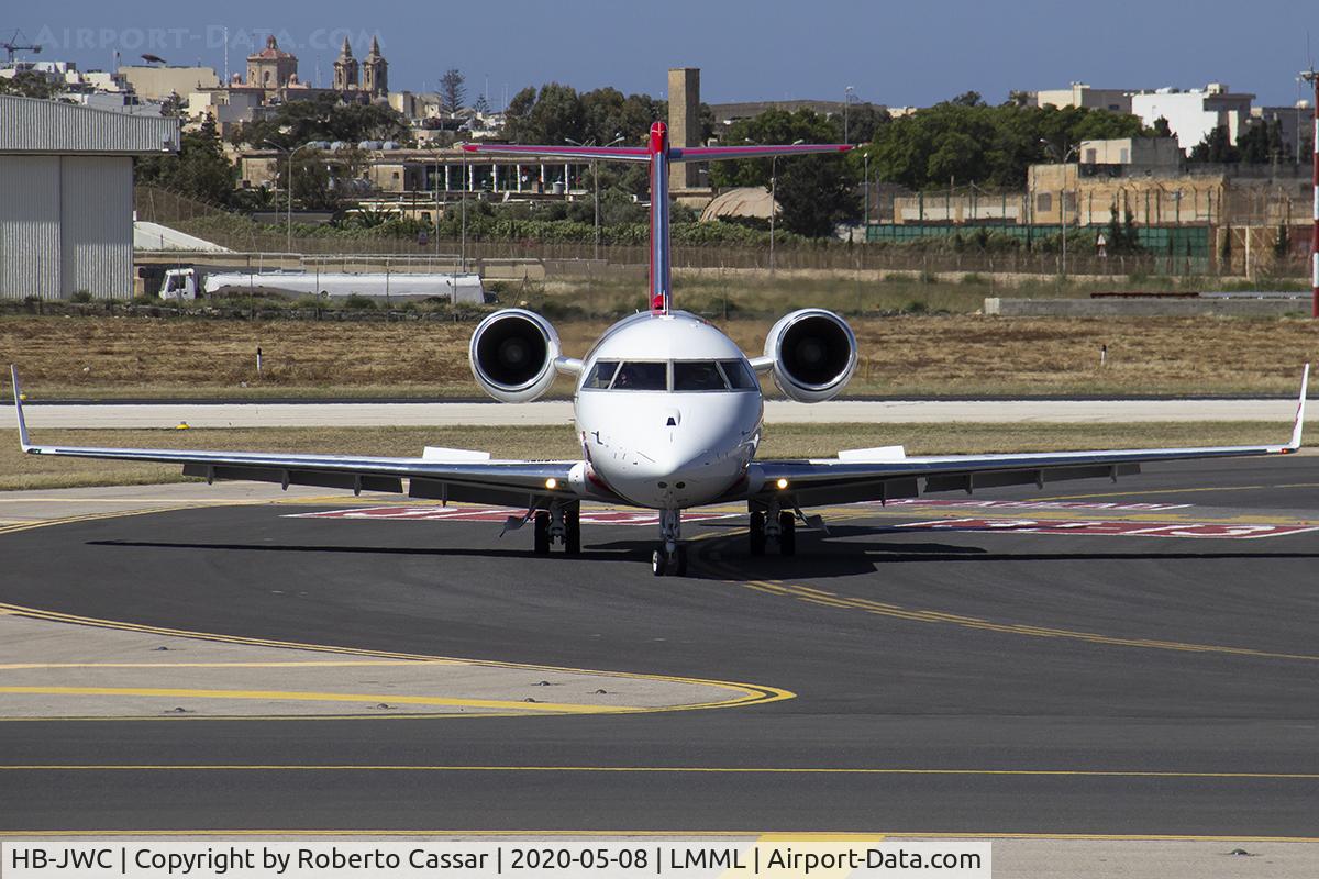 HB-JWC, 2018 Bombardier Challenger 650 (CL-600-2B16) C/N 6114, Delta Intersection