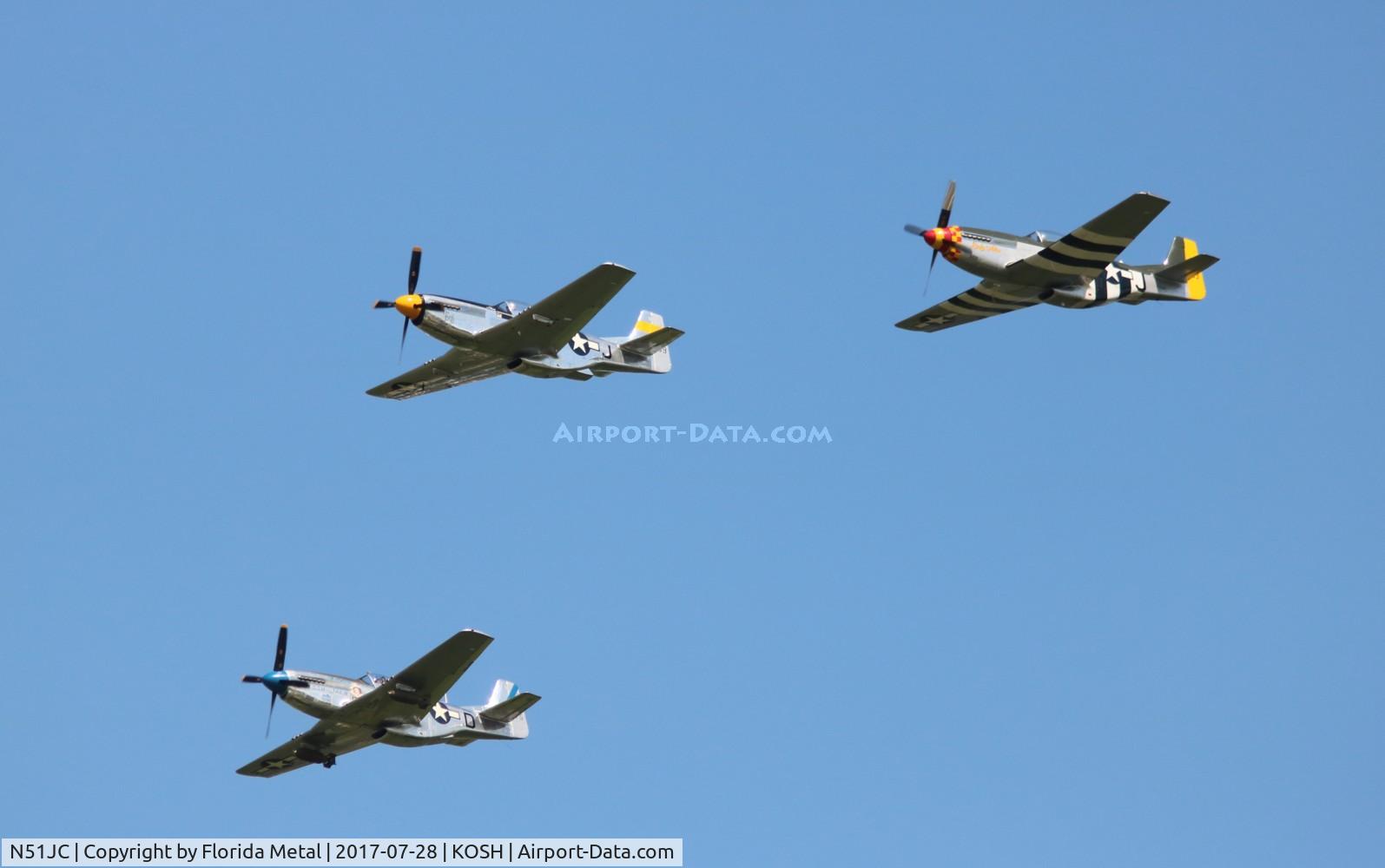 N51JC, 1944 North American P-51D Mustang C/N 122-38798, Air Venture 2017