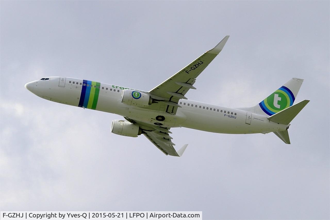 F-GZHJ, 2013 Boeing 737-86J C/N 37778, Boeing 737-86J, Take off Rwy 24, Paris-Orly Airport (LFPO-ORY)