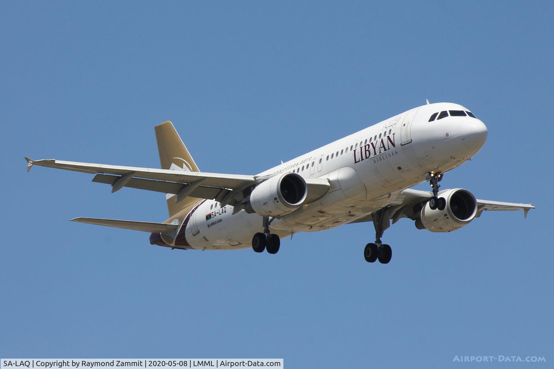 5A-LAQ, 2013 Airbus A320-214 C/N 5494, A320 5A-LAQ Libyan Airlines
