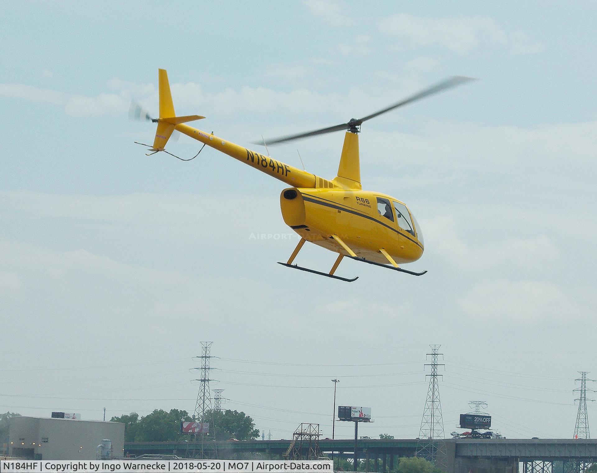 N184HF, 2012 Robinson R66 Turbine C/N 0184, Robinson R66 Turbine of Gateway Helicopter Tours at St. Louis Downtown heliport, St. Louis MO