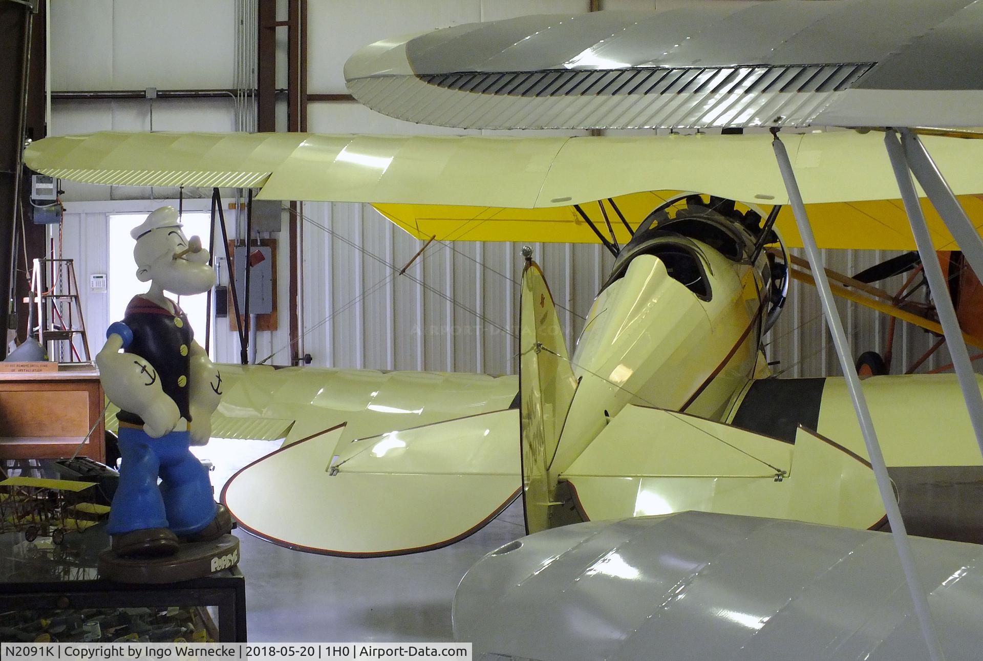 N2091K, 1932 Waco UBF C/N 3608, Waco UBF at the Aircraft Restoration Museum at Creve Coeur airfield, Maryland Heights MO