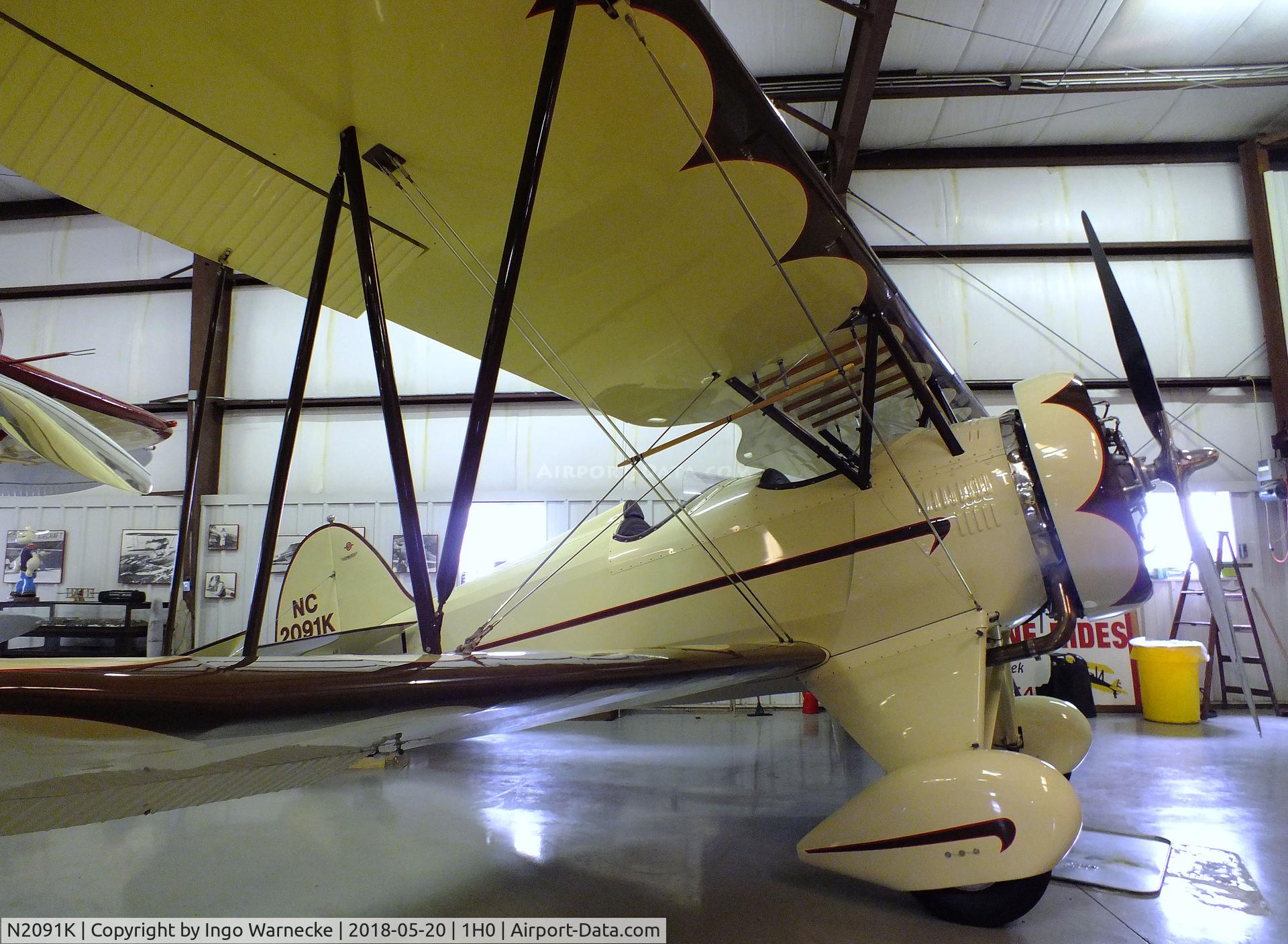 N2091K, 1932 Waco UBF C/N 3608, Waco UBF at the Aircraft Restoration Museum at Creve Coeur airfield, Maryland Heights MO
