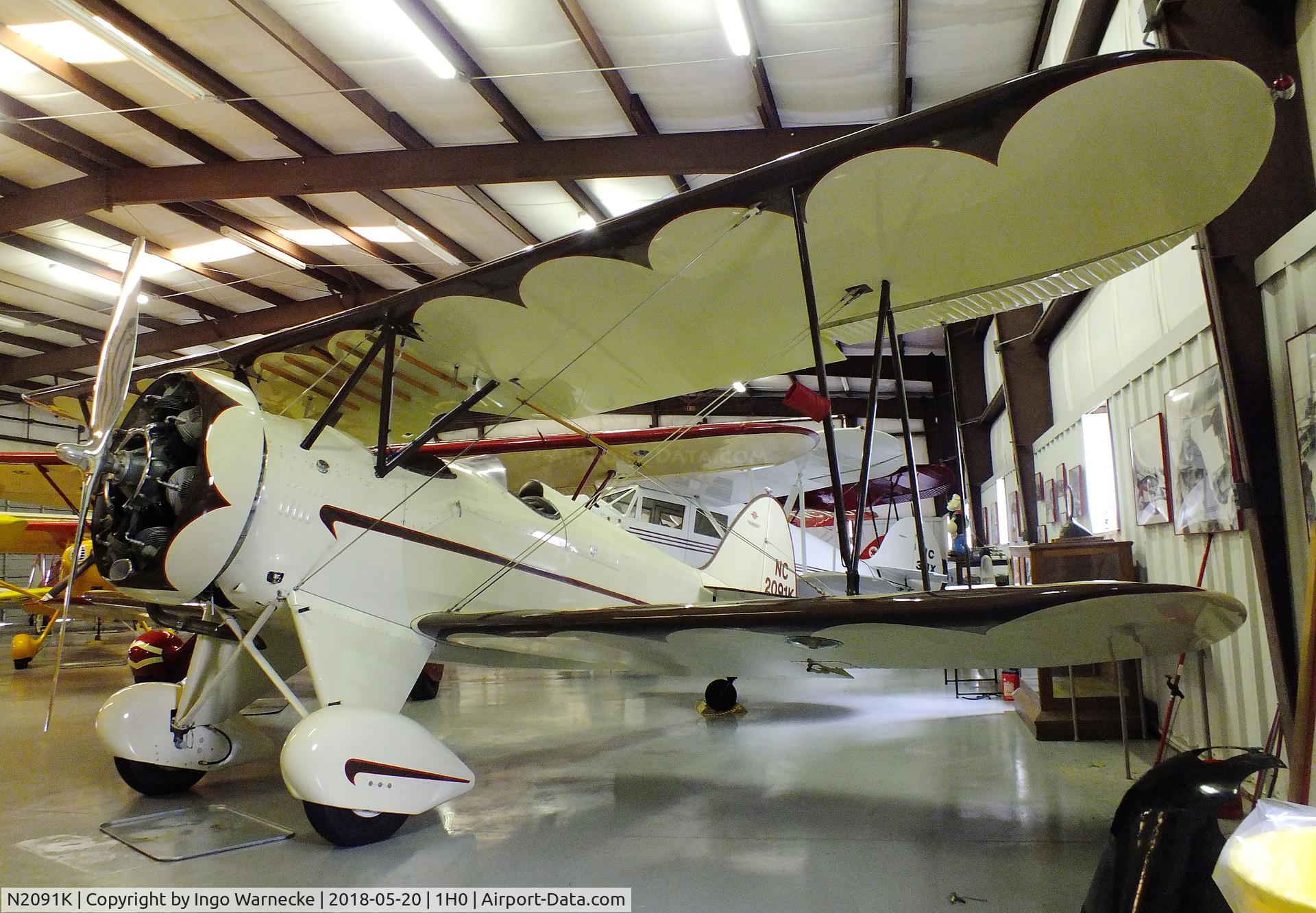 N2091K, 1932 Waco UBF C/N 3608, Waco UBF at the Aircraft Restoration Museum at Creve Coeur airfield, Maryland Heights MO