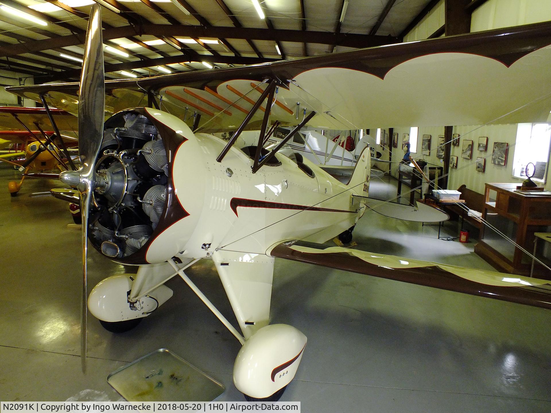 N2091K, 1932 Waco UBF C/N 3608, Waco UBF at the Aircraft Restoration Museum at Creve Coeur airfield, Maryland Heights MO