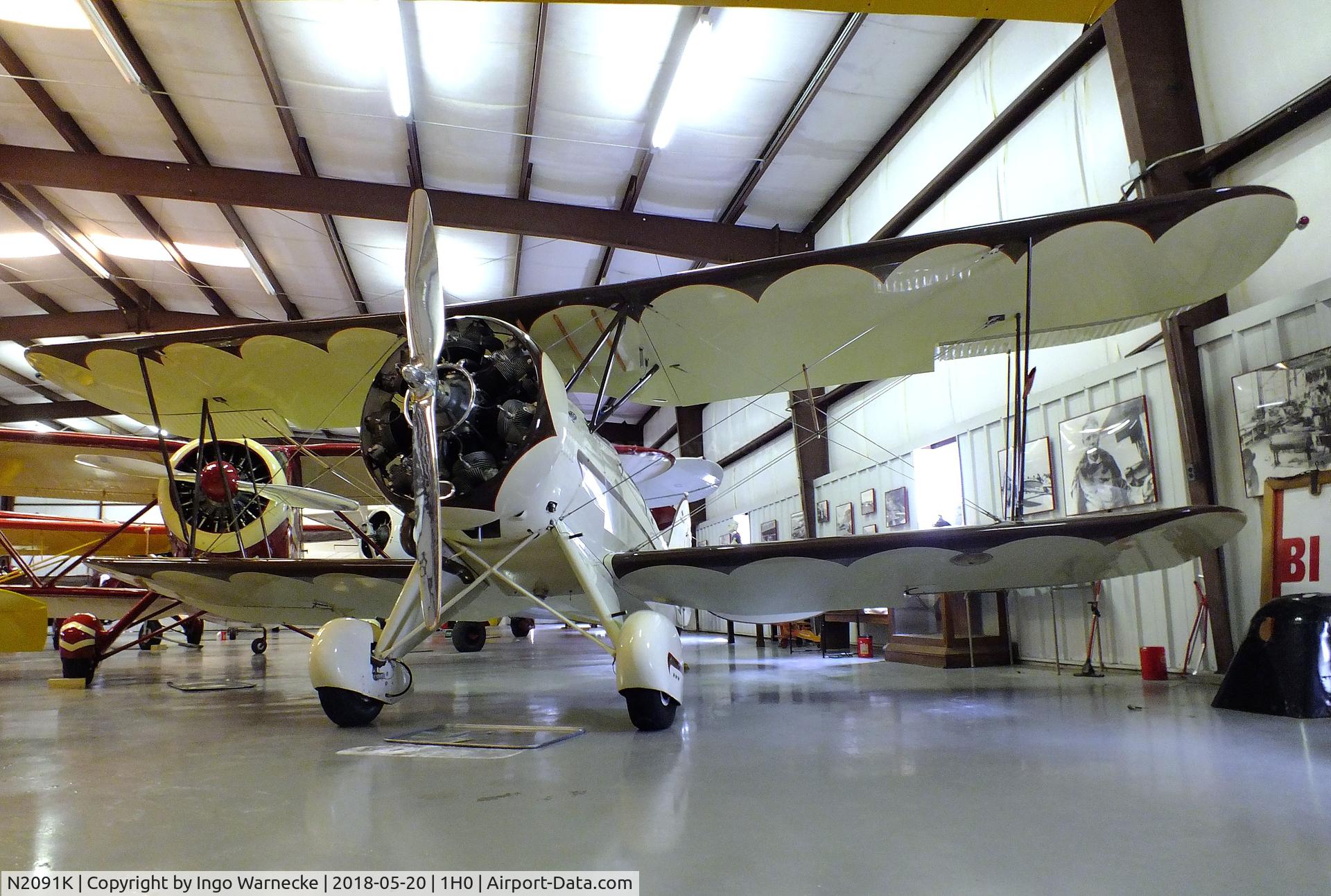 N2091K, 1932 Waco UBF C/N 3608, Waco UBF at the Aircraft Restoration Museum at Creve Coeur airfield, Maryland Heights MO