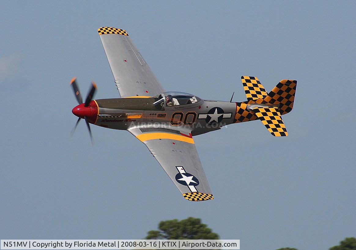 N51MV, 1945 North American F-51D Mustang C/N 45-11391, TICO 2008