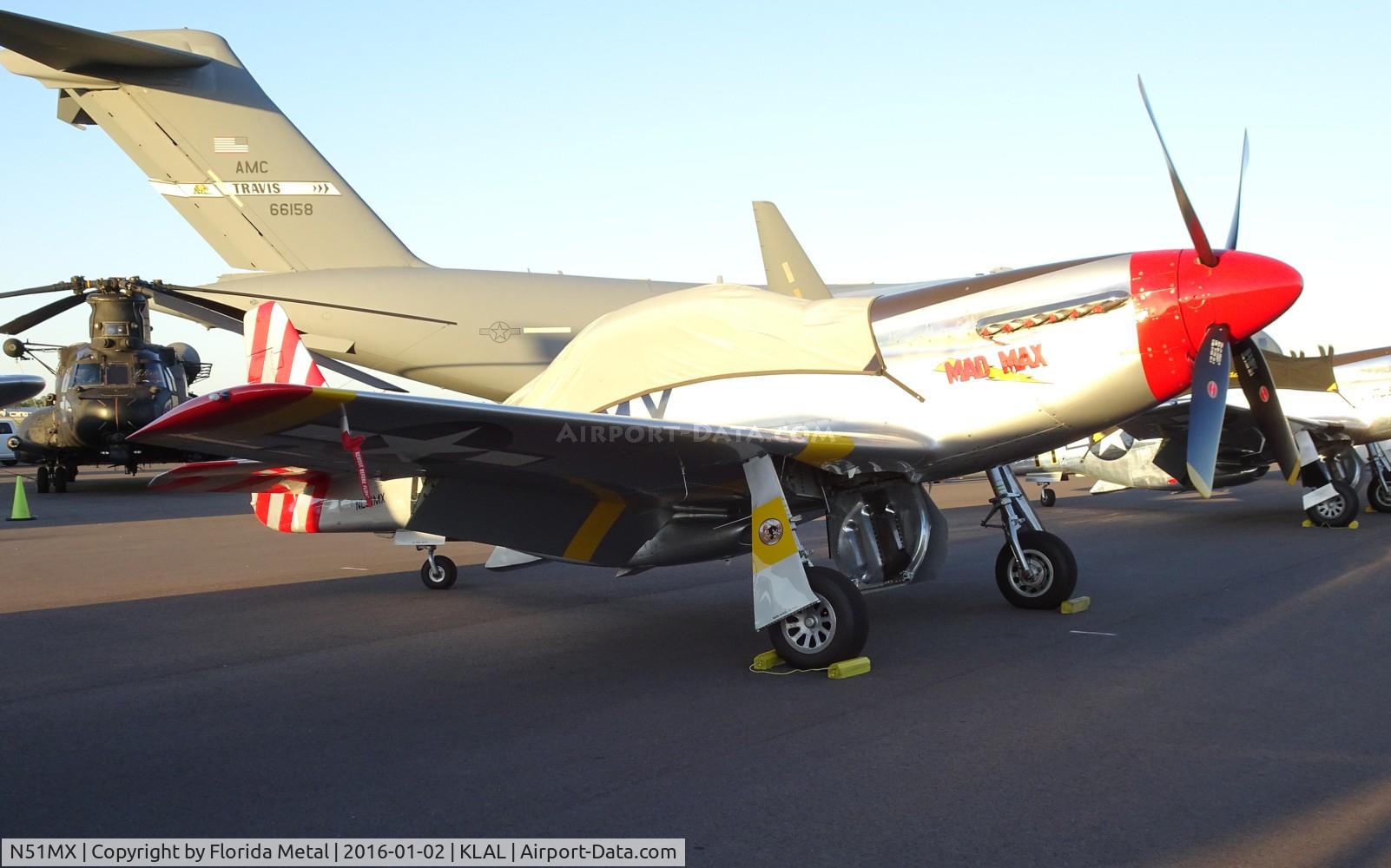 N51MX, 1944 North American F-51D Mustang C/N 45-11559, Sun N Fun 2017